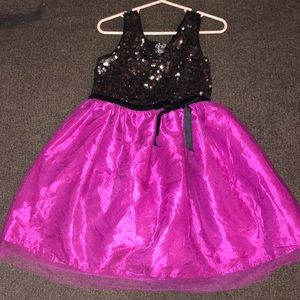 Pink & Violet Girls Dress
